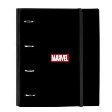 Ringpärm Marvel Svart (27 x 32 x 3.5 cm)