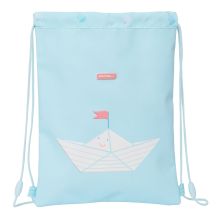 Skopåse med remmar Safta Ship Blå (26 x 34 x 1 cm)