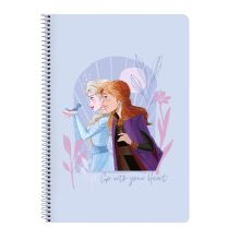 Anteckningsbok Frozen Believe Lila A4 80 Blad