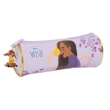 Cylindrisk skolväska Wish Lila 20 x 7 x 7 cm