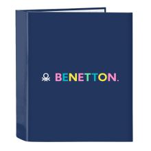 Ringpärm Benetton Cool Marinblå A4 27 x 33 x 6 cm