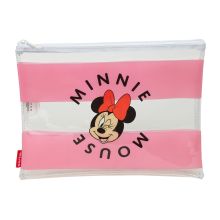 Vattentät väska Minnie Mouse Beach Rosa Transparent