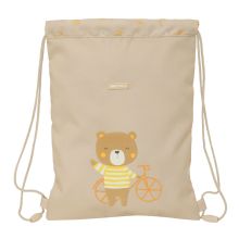 Skopåse med remmar Safta Osito Beige 26 x 34 x 1 cm