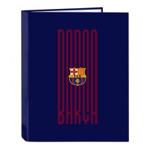 Ringpärm F.C. Barcelona 24/25 Rödbrun Marinblå A4 26.5 x 33 x 4 cm