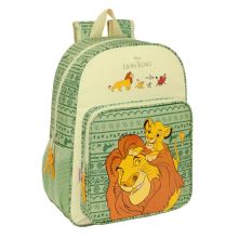 Skolryggsäck Mufasa Grön Beige 33 x 42 x 14 cm