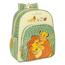 Skolryggsäck Mufasa Grön Beige 32 x 38 x 12 cm