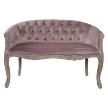 Soffa DKD Home Decor Brun Rosa Trä Modern 107 x 61 x 71 cm