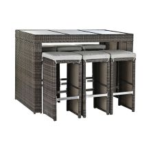Bordsgrupp med stolar DKD Home Decor 143 x 80 x 100 cm