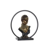 Belysning dekoration DKD Home Decor Harts Afrikanska (35,5 x 11 x 36 cm)