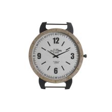 Väggklocka DKD Home Decor Naturell MDF Vit Järn (52 x 5 x 60 cm)