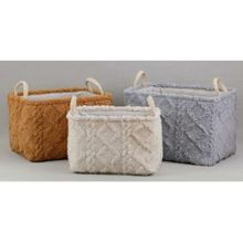 Korg - set DKD Home Decor Polyester (42 x 32 x 27 cm)