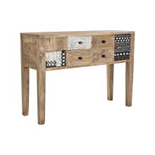 Konsol DKD Home Decor Kolonial Mangoträ (121 x 40 x 86 cm)