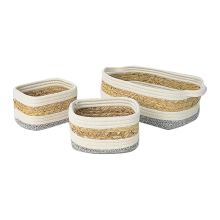 Dekorationslåda DKD Home Decor Naturliga fibrer 33 x 23 x 13 cm