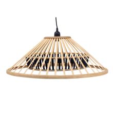 Taklampa DKD Home Decor Brun Bambu 50 W (60 x 60 x 21 cm)