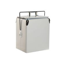 Bärbar kyl Home ESPRIT Vit PVC Metall Stål polypropen 17 L 32 x 24 x 36 cm