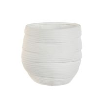 Kruka Home ESPRIT Vit Keramik 29 x 29 x 27 cm