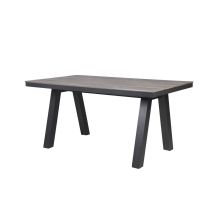 Matsalsbord Home ESPRIT Grå Aluminium polystyren 160 x 90 x 77 cm