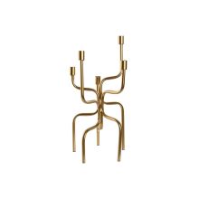 Kandelaber Home ESPRIT Gyllene Metall 25 x 25 x 51 cm