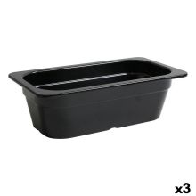 Servingsfat Inde Svart 32,5 x 17,6 x 10 cm (3 antal)