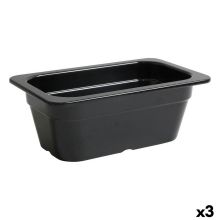 Servingsfat Inde Svart 26,5 x 16,2 x 10 cm (3 antal)