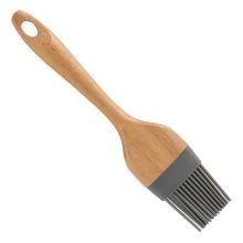 Kökspensel Brun Grå Trä Silikon