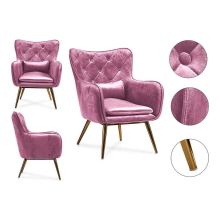Fåtölj Rosa Sammet (68 x 92 x 70 cm)