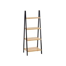 Badrumshyllor Berilo WR5504-4-425 Svart Naturell 40 x 109,3 x 30 cm