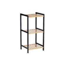 Badrumshyllor Berilo WR5503-3-464 Svart Naturell 35 x 30 x 70 cm
