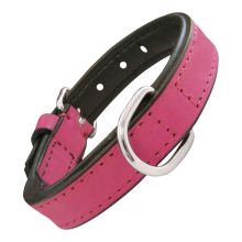 Hundhalsband Gloria Vadderad Fuchsia (35 x 1,5 cm)