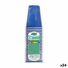 Set med återanvändbara glas Algon Blå 24 antal 250 ml (25 Delar)
