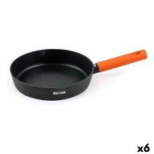 Stekpanna Quttin Gastro Svart Orange 48,5 x 31,2 x 6 cm (6 antal)