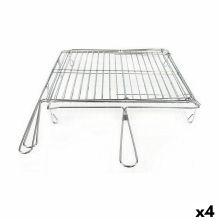 Grill Algon Kromad Roterbar Silvrig 45 x 50 x 9 cm (4 antal)