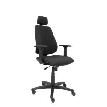 Kontorsstol med nackstöd Montalvos P&C LI840CB Svart