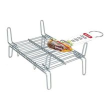 Grill Bbq Algon Double Stål 50 x 50 cm