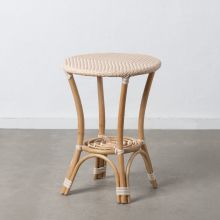 Sidobord 50 x 50 x 67 cm Naturell Beige Rattan