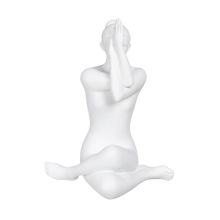 Prydnadsfigur Vit 18 x 13 x 24 cm