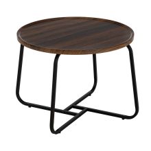 Soffbord Brun Svart 60 x 60 x 45 cm