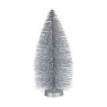 Julgran 13 x 32 x 13 cm Silvrig