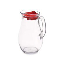 Kanna Bistro Röd Transparent Glas Plast 1 L