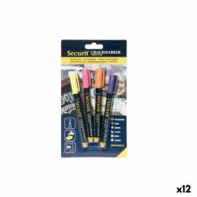 Flytande kritamarkör Securit Multicolour Set 12 antal