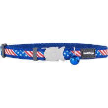 Hundhalsband Red Dingo STYLE US FLAG 31-47 cm