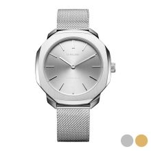 Herrklocka D1 Milano (Ø 36 mm) Silvrig