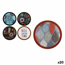 Bricka Privilege Blad Plast 46 cm (20 antal)