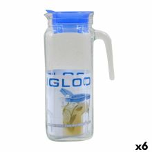 Kanna Borgonovo Igloo Transparent Glas Blå 1,2 L (6 antal)