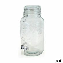 Dryckdispenser La Mediterránea Kran Glas 4 L (6 antal)