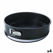 Avtagbar form Pyrex Magic Rund Svart 23 cm 4 antal