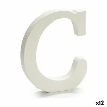 Brev C Trä Vit (1,8 x 21 x 17 cm) (12 antal)