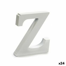 Brev Z Trä Vit (2 x 16 x 14,5 cm) (24 antal)