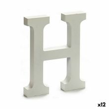 Brev H Trä Vit (1,8 x 21 x 17 cm) (12 antal)