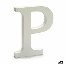 Brev P Trä Vit (1,8 x 21 x 17 cm) (12 antal)